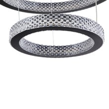 Zedon Iron & Acrylic LED 6 Light Pendant
